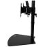 StarTech.com Dual-Monitor Stand - Horizontal - Black - Freestanding - 8 kg - 61 cm (24") - 100 x 100 mm - Height adjustment - Black