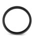 Фото #3 товара Black Zirconium Polished Wedding Band Ring