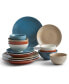 Фото #2 товара Siterra Painters Palette 16 Piece Dinnerware Set, Service for 4