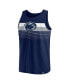 Фото #2 товара Men's Navy Penn State Nittany Lions Wild Game Tank Top