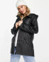 Фото #2 товара Vero Moda hooded rain jacket in black
