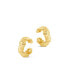 Фото #2 товара Серьги Sterling Forever Gold-Tone Curved Cali Ear Cuff, набор из 2 шт.