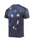 Men's Navy Philadelphia 76Ers Striped Splatter T-shirt Синий, S - фото #4