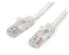 Фото #1 товара StarTech.com Cat5e Patch Cable with Snagless RJ45 Connectors - 3m - White - 3 m - Cat5e - U/UTP (UTP) - RJ-45 - RJ-45