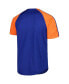 ფოტო #3 პროდუქტის Men's Royal New York Mets Button-Down Raglan Fashion Jersey