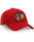Фото #4 товара Men's Red Chicago Blackhawks Core Primary Logo Adjustable Hat