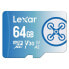 Фото #1 товара LEXAR FLY microSDXC UHS-I 64GB memory card