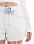 Levi's 501 original denim short in super light blue