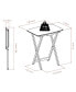 Фото #11 товара Darlene 2-Piece Wood Snack Table Set