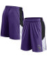 ფოტო #2 პროდუქტის Men's Purple Colorado Rockies Primary Logo Shorts