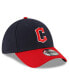 Фото #4 товара Men's Navy and Red Cleveland Guardians Home Team Classic 39THIRTY Flex Hat