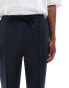 Фото #5 товара ASOS DESIGN tapered scuba joggers in navy