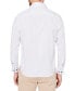 ფოტო #2 პროდუქტის Men's Slim Fit Non-Iron Solid Performance Stretch Button-Down Shirt