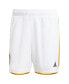 Фото #1 товара Men's White LA Galaxy 2024 Home AEROREADY Authentic Shorts