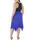 Фото #2 товара Plus Size Knee Length Elastic Waist Skirt