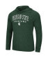 Фото #3 товара Men's Green Michigan State Spartans Campus Long Sleeve Hooded T-shirt