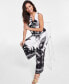 Фото #7 товара Women's Printed Wide-Leg Pants, Created for Macy's