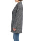 ფოტო #2 პროდუქტის Women's Double-Breasted Novelty Herringbone Wool Coat