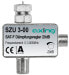 Фото #1 товара axing SZU 3-00 - 0.0001 - 2.4 GHz - 20 dB - Silver - F-female/F-male - Aluminum