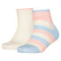 Фото #1 товара TOMMY HILFIGER Basic Stripe Quarter short socks 2 pairs