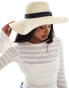 ASOS DESIGN straw floppy hat