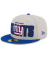 Men's Stone, Royal New York Giants 2023 NFL Draft On Stage 59FIFTY Fitted Hat