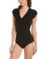 Фото #3 товара Donna Karan Dropped-Shoulder Bodysuit Women's Black Xl