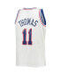 Men's Isiah Thomas White Eastern Conference Hardwood Classics 1992 NBA All-Star Game Swingman Jersey Белый, Small - фото #4