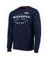 Men's College Navy Seattle Seahawks Peter Long Sleeve T-shirt