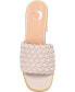 ფოტო #4 პროდუქტის Women's Fylicia Woven Block Heel Slide Sandals