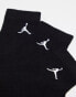 Фото #3 товара Jordan 3 pack socks in black