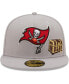 Фото #3 товара Men's Gray Tampa Bay Buccaneers City Describe 59FIFTY Fitted Hat