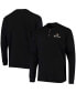 Фото #1 товара Men's Black Minnesota Vikings Maverick Thermal Henley Long Sleeve T-shirt