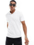 Фото #1 товара BOSS Orange Passenger slim fit polo in white