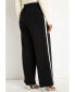 Фото #3 товара Plus Size Wide Leg Pant With Side Stripe