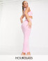 Фото #2 товара Naked Wardrobe hourglass midi skirt in pink