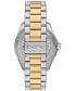 ფოტო #3 პროდუქტის Men's Maritime Three-Hand Two-Tone Stainless Steel Watch 42mm