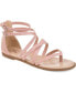 ფოტო #1 პროდუქტის Women's Zailie Strappy Gladiator Flat Sandals