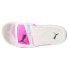 Фото #4 товара Puma Dream Nitro Future Ultimate Slide Mens Pink, White Casual Sandals 39541702