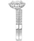 ფოტო #4 პროდუქტის EFFY® Diamond Round Halo Cluster Bridal Set (1-1/2 ct. t.w.) in 14k White Gold