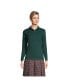 Фото #1 товара Women's School Uniform Long Sleeve Feminine Fit Mesh Polo Shirt