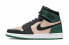 Фото #3 товара Кроссовки Nike Air Jordan 1 Retro High Bio Beige Anthracite Mystic Green (W) (Зеленый, Черный)