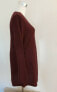 Style & Co Women's Crew Neck Pull Over Tunic Sweater Scarlet Wine Size S