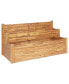 Фото #2 товара 2-Tier Garden Planter 63"x29.5"x33.1" Solid Acacia Wood