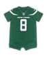 ფოტო #3 პროდუქტის Newborn and Infant Boys and Girls Aaron Rodgers Green New York Jets Game Romper Jersey