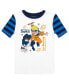 Little Boys Classic Characters Youth Blue Striped Short Sleeve Pajama Set