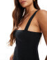 Brave Soul jersey jumpsuit in black