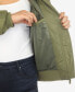 Plus Size Diamond Quilted Puffer Bomber Jacket