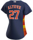 Фото #2 товара Women's Jose Altuve Navy Houston Astros Alternate Replica Player Jersey