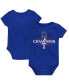 ფოტო #1 პროდუქტის Infant Boys and Girls Royal Texas Rangers 2023 World Series Champions Official Logo T-shirt